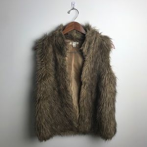 Faux Fur Vest JohnPaulRichard , sz M